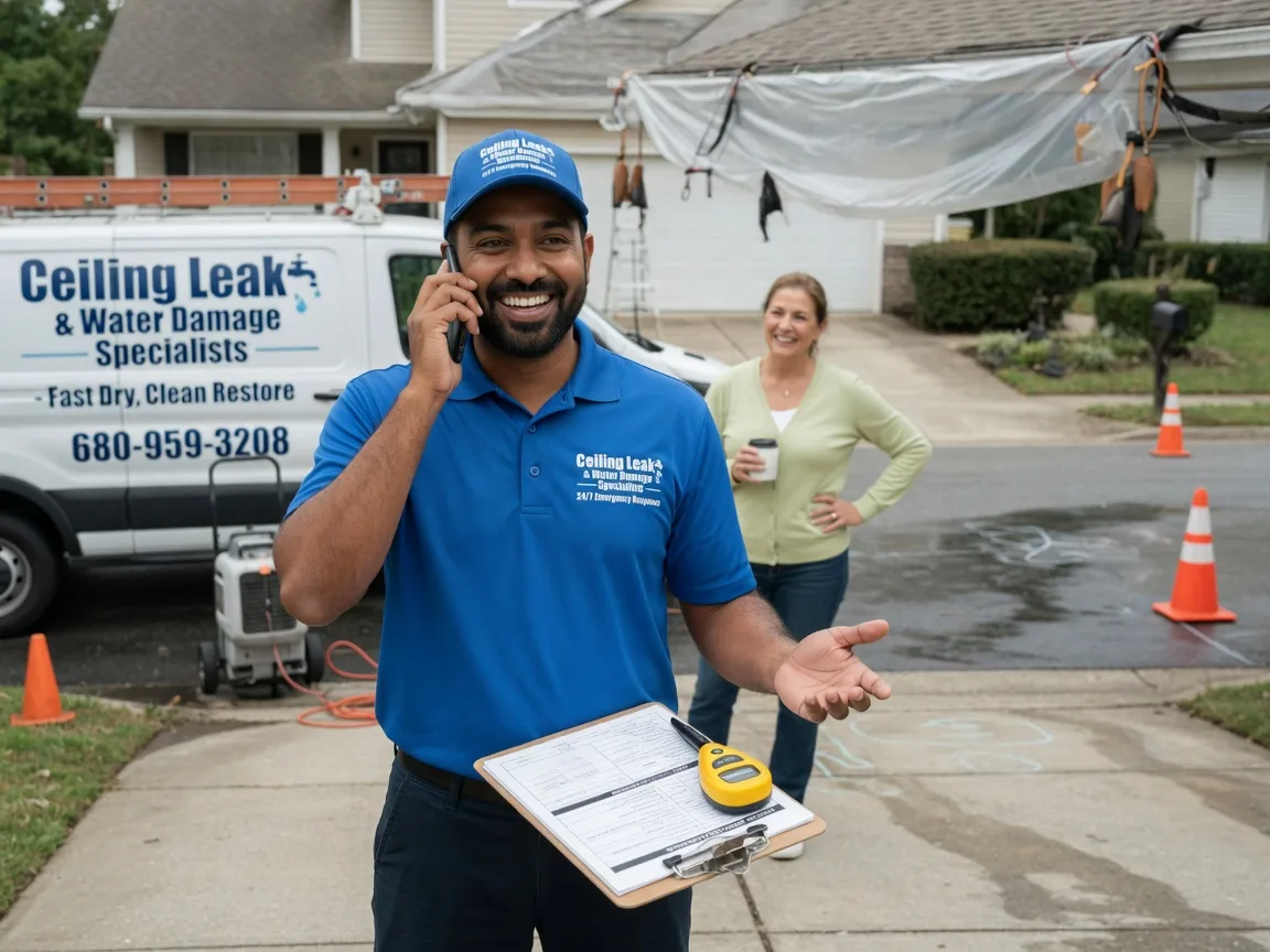 Ceiling Leak Cleanup Ashville, NY FAQs